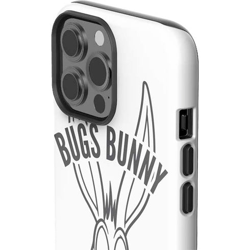 Looney Tunes Bugs Bunny Big Head iPhone 15 Pro Max Impact Case