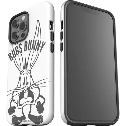 Looney Tunes Bugs Bunny Big Head iPhone 15 Pro Max Impact Case