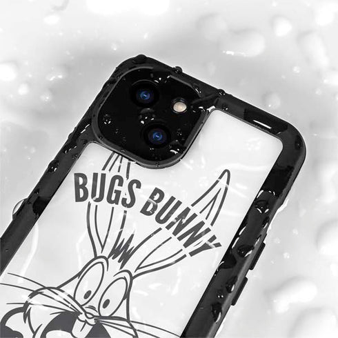 Looney Tunes Bugs Bunny Big Head iPhone 15 Plus Waterproof Case