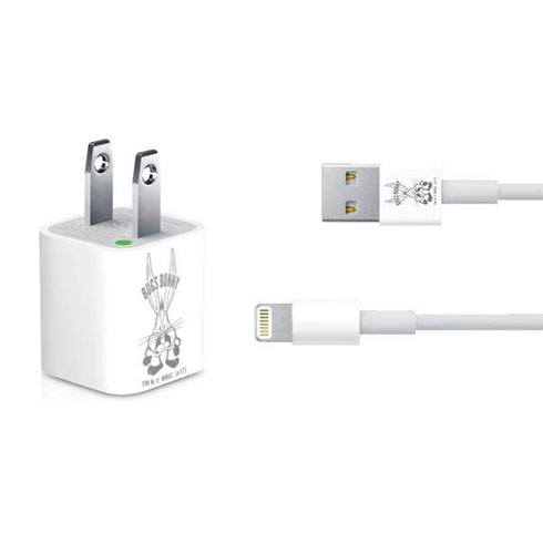 Looney Tunes Bugs Bunny Big Head iPhone Charger (5W USB) Skin
