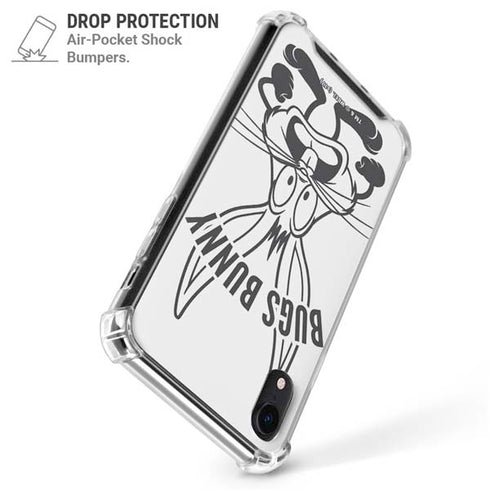 Looney Tunes Bugs Bunny Big Head iPhone XR Clear Case
