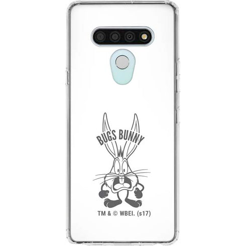 Looney Tunes Bugs Bunny Big Head LG Stylo 6 Clear Case