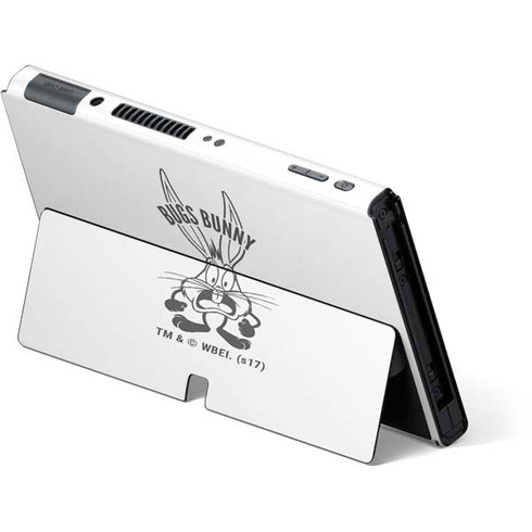 Looney Tunes Bugs Bunny Big Head Nintendo Switch OLED (2021) Skin