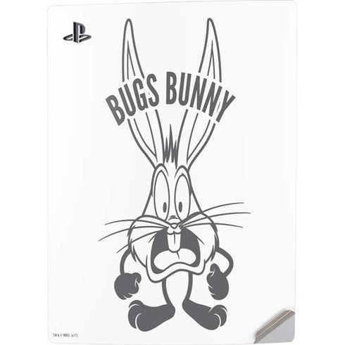 Looney Tunes Bugs Bunny Big Head PS5 Digital Edition Console Skin