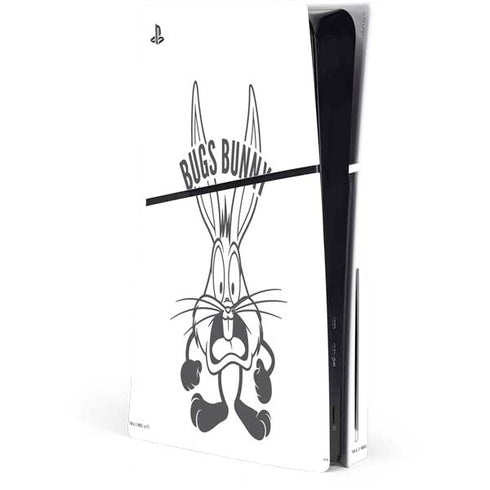 Looney Tunes Bugs Bunny Big Head PS5 Slim Disk Console Skin