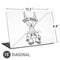 Looney Tunes Bugs Bunny Big Head Universal Laptop 15in (12.2 x 8.8in) Skin