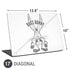Looney Tunes Bugs Bunny Big Head Universal Laptop 17in (13.8 x 10in) Skin