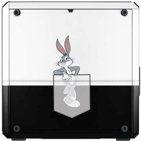 Looney Tunes Bugs Bunny Black White Cooler Master MasterBox Q300L Mini Tower Skin