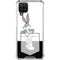 Looney Tunes Bugs Bunny Black White Galaxy A12 Clear Case