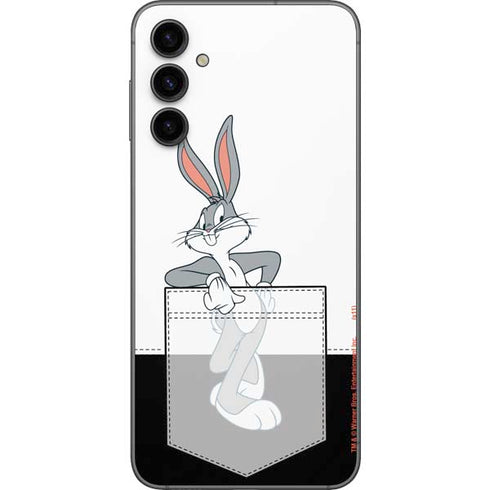 Looney Tunes Bugs Bunny Black White Galaxy A14 5G Skin
