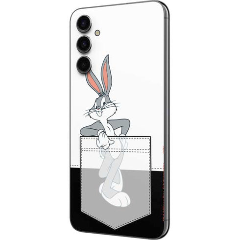 Looney Tunes Bugs Bunny Black White Galaxy A14 5G Skin