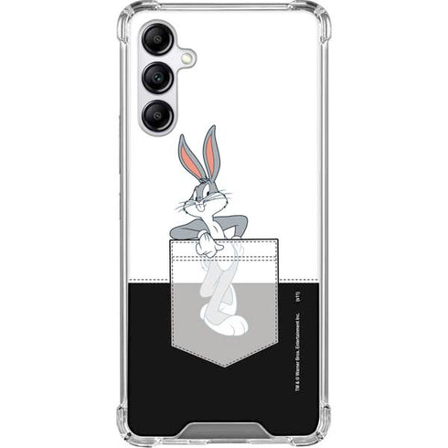 Looney Tunes Bugs Bunny Black White Galaxy A15 5G Clear Case