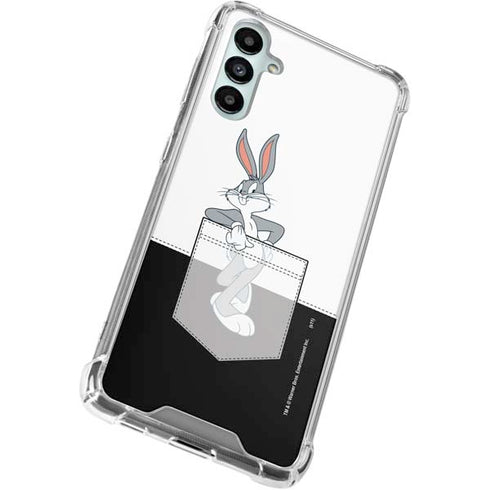 Looney Tunes Bugs Bunny Black White Galaxy A15 5G Clear Case