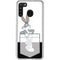 Looney Tunes Bugs Bunny Black White Galaxy A21 Clear Case