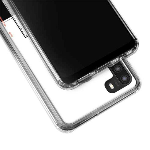 Looney Tunes Bugs Bunny Black White Galaxy A21 Clear Case