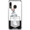 Looney Tunes Bugs Bunny Black White Galaxy A30 Clear Case