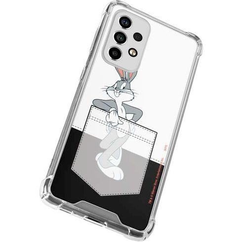 Looney Tunes Bugs Bunny Black White Galaxy A53 5G Clear Case