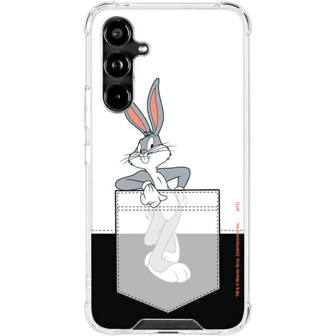 Looney Tunes Bugs Bunny Black White Galaxy A54 5G Clear Case