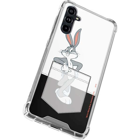 Looney Tunes Bugs Bunny Black White Galaxy A54 5G Clear Case
