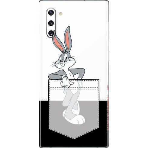 Looney Tunes Bugs Bunny Black White Galaxy Note 10 Skin