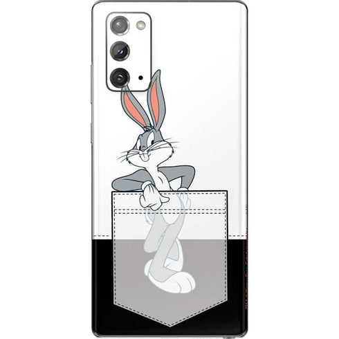 Looney Tunes Bugs Bunny Black White Galaxy Note20 5G Skin
