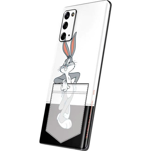 Looney Tunes Bugs Bunny Black White Galaxy Note20 5G Skin