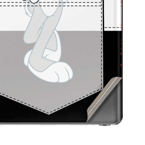 Looney Tunes Bugs Bunny Black White Galaxy Note20 5G Skin