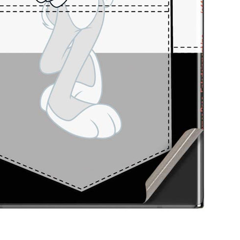 Looney Tunes Bugs Bunny Black White Galaxy Note20 Ultra 5G Skin