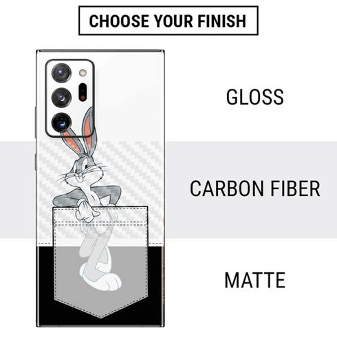 Looney Tunes Bugs Bunny Black White Galaxy Note20 Ultra 5G Skin