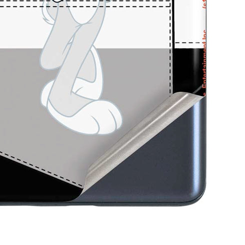 Looney Tunes Bugs Bunny Black White Galaxy S20 Fan Edition Skin