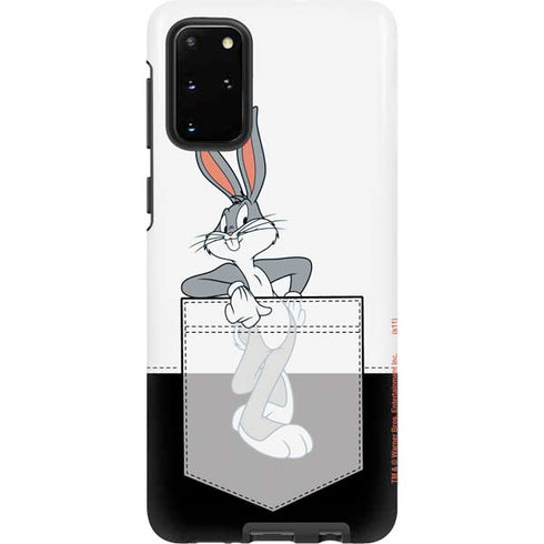 Looney Tunes Bugs Bunny Black White Galaxy S20 Plus Pro Case