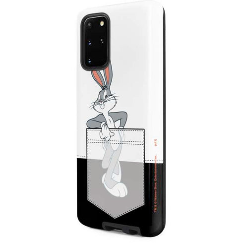 Looney Tunes Bugs Bunny Black White Galaxy S20 Plus Pro Case