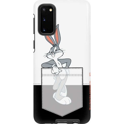 Looney Tunes Bugs Bunny Black White Galaxy S20 Pro Case