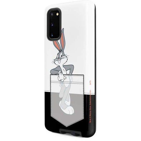 Looney Tunes Bugs Bunny Black White Galaxy S20 Pro Case