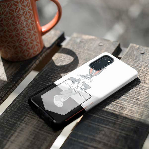 Looney Tunes Bugs Bunny Black White Galaxy S20 Pro Case