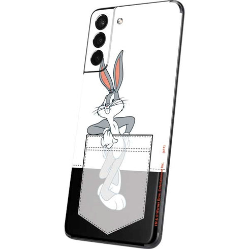 Looney Tunes Bugs Bunny Black White Galaxy S21 5G Skin