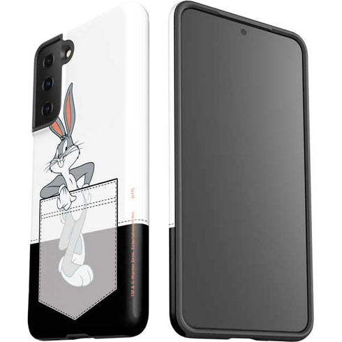 Looney Tunes Bugs Bunny Black White Galaxy S21 FE Pro Case
