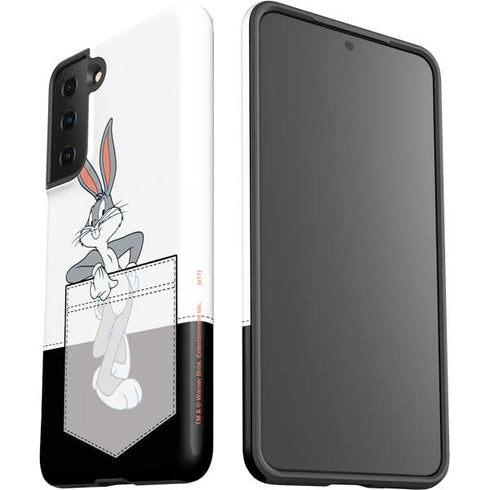 Looney Tunes Bugs Bunny Black White Galaxy S21 Plus 5G Pro Case