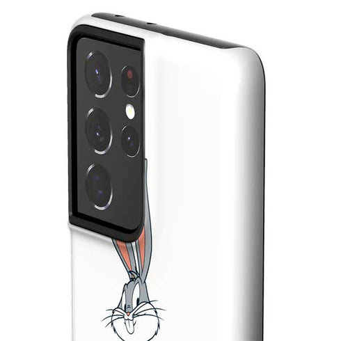 Looney Tunes Bugs Bunny Black White Galaxy S21 Ultra 5G Pro Case
