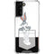 Looney Tunes Bugs Bunny Black White Galaxy S22 Plus Clear Case