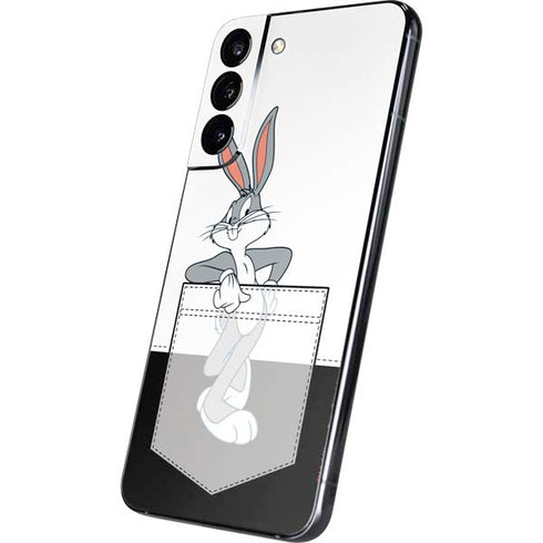 Looney Tunes Bugs Bunny Black White Galaxy S22 Plus Skin