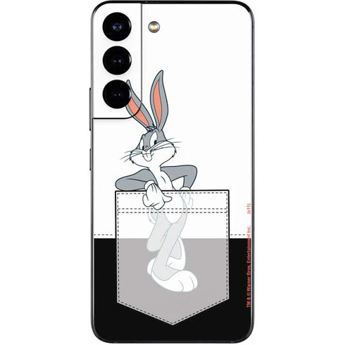 Looney Tunes Bugs Bunny Black White Galaxy S22 Skin
