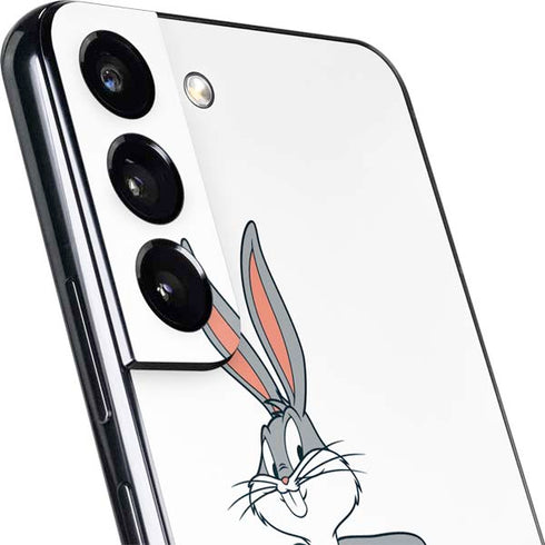 Looney Tunes Bugs Bunny Black White Galaxy S22 Skin