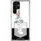 Looney Tunes Bugs Bunny Black White Galaxy S22 Ultra Clear Case