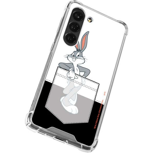 Looney Tunes Bugs Bunny Black White Galaxy S23 Clear Case