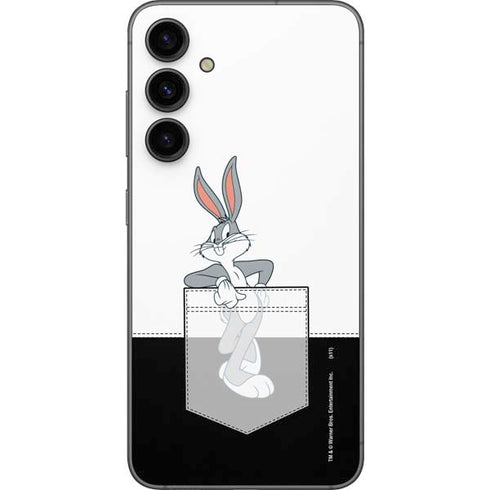 Looney Tunes Bugs Bunny Black White Galaxy S23 FE Skin