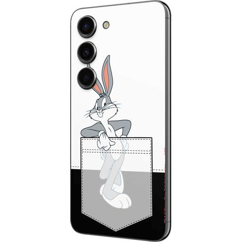 Looney Tunes Bugs Bunny Black White Galaxy S23 Skin