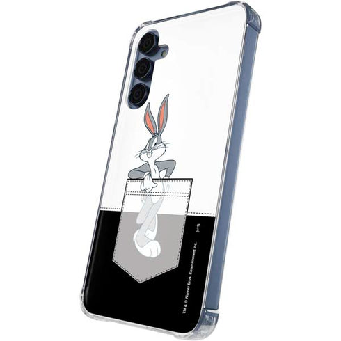 Looney Tunes Bugs Bunny Black White Galaxy S24 Clear Case