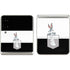 Looney Tunes Bugs Bunny Black White Galaxy Z Flip3 5G Skin