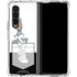 Looney Tunes Bugs Bunny Black White Galaxy Z Fold4 5G Clear Case